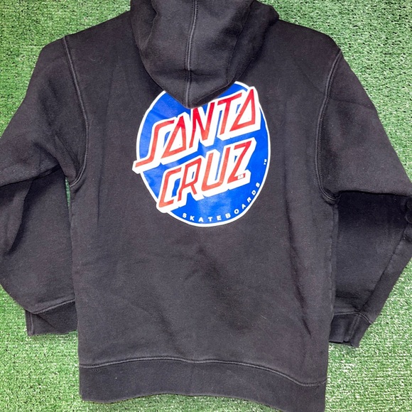 Santa Cruz Skateboards Vintage Y2K NHS Youth Pullover Hoodie YOUTH M Skater - Picture 3 of 4